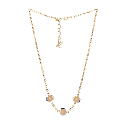 Louis Vuitton Swarovski Gamble Short Necklace Azur 3 of 6