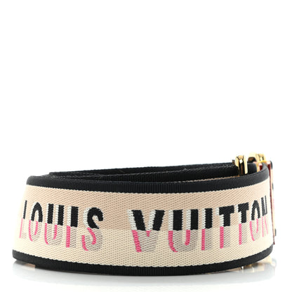 Louis Vuitton Jacquard Speedy Bandouliere 20 Shoulder Strap Black 2 of 3