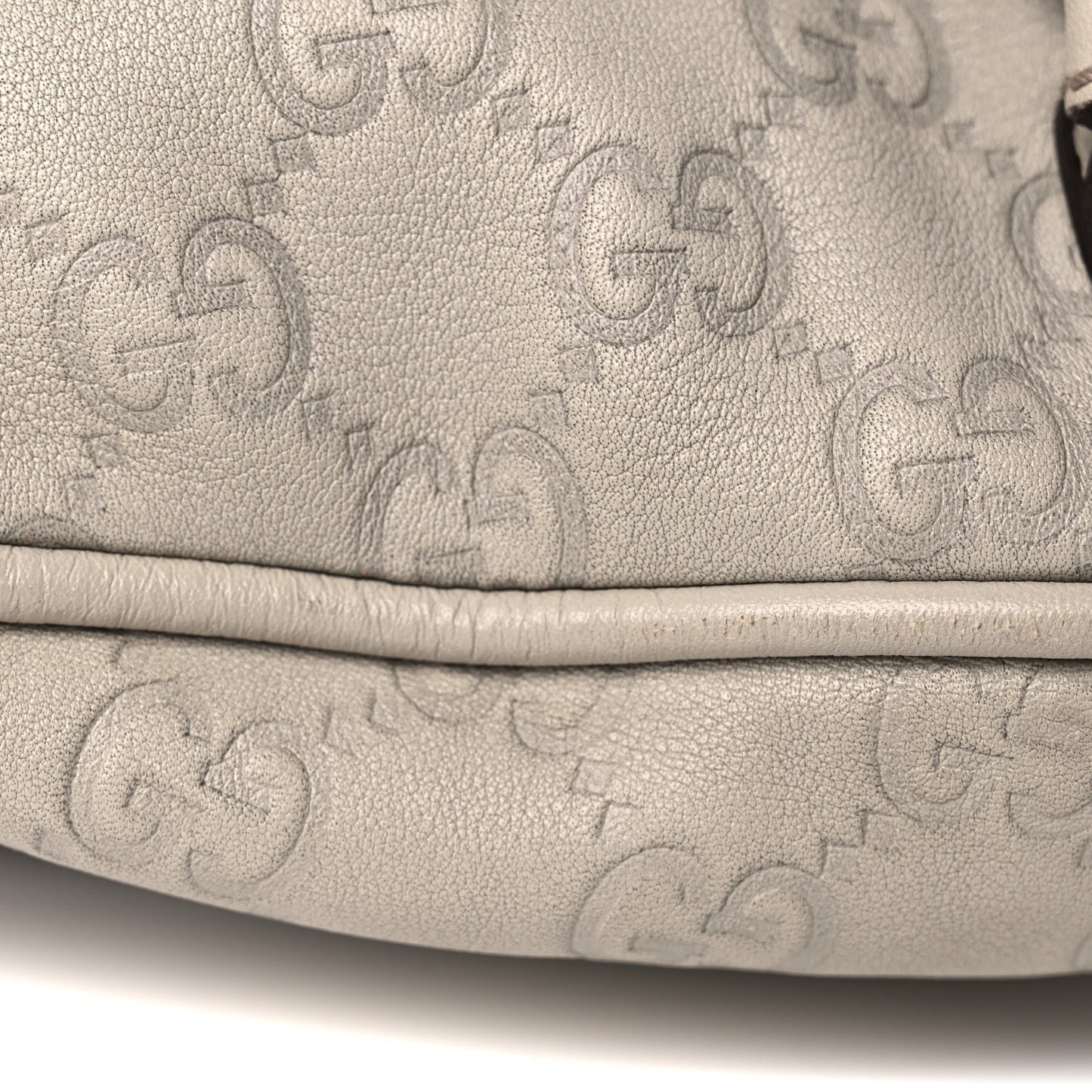 Guccissima Flap Messenger Bag Ivory