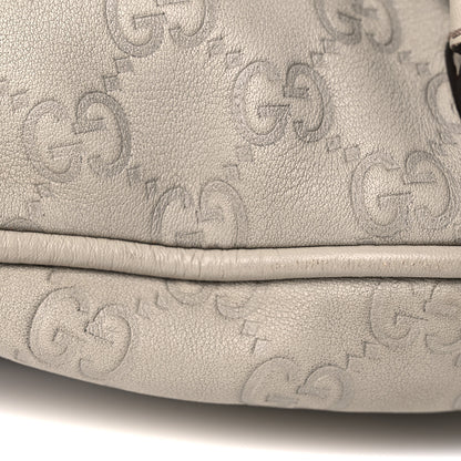 Gucci Guccissima Flap Messenger Bag Ivory 15 of 23