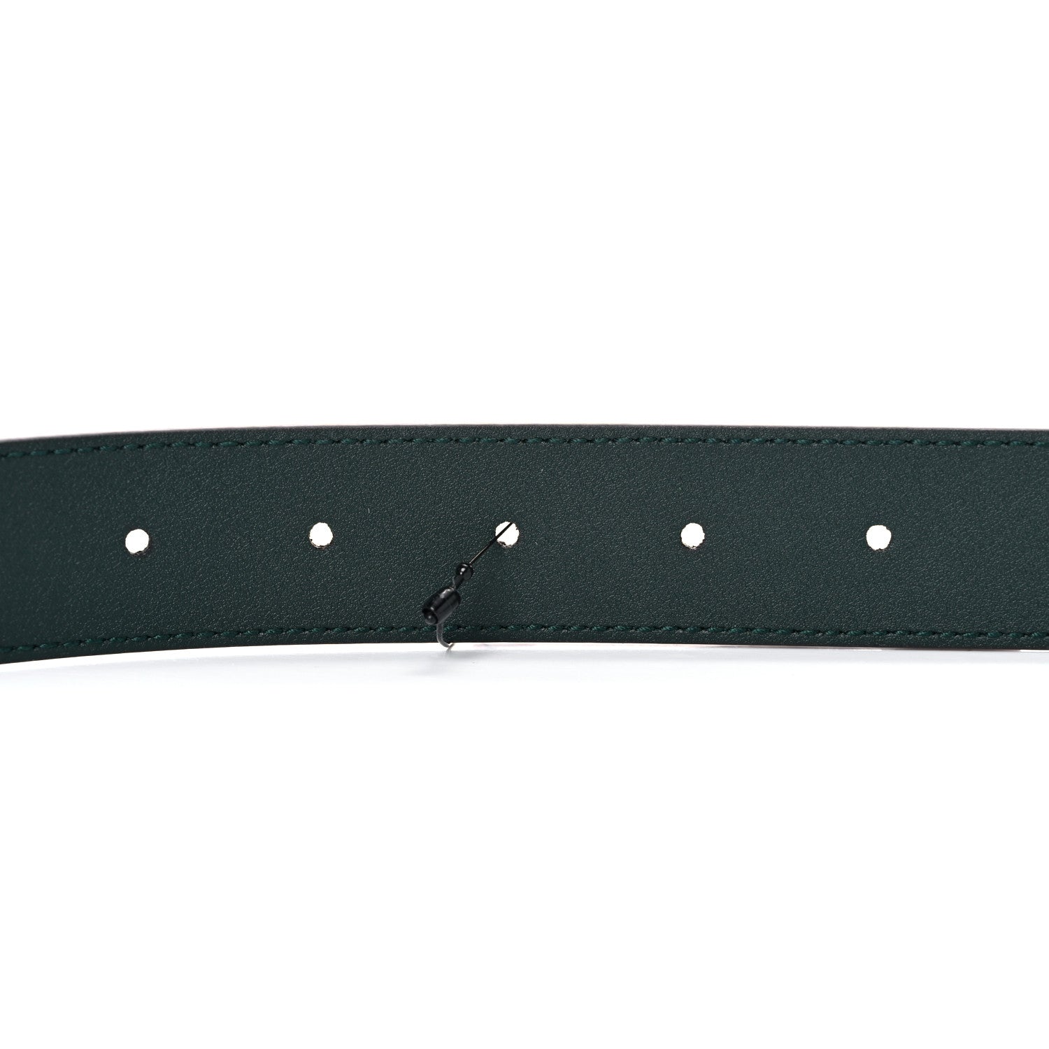 Gucci Plutone Calfskin Double G 30mm Belt 85 34 Verde 4 of 4