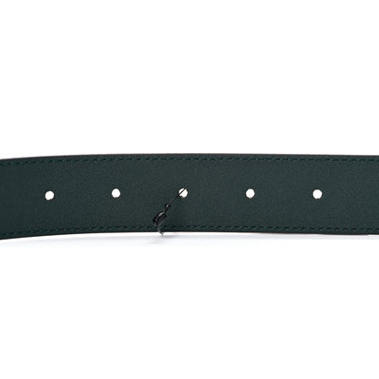 Gucci Plutone Calfskin Double G 30mm Belt 85 34 Verde 4 of 4
