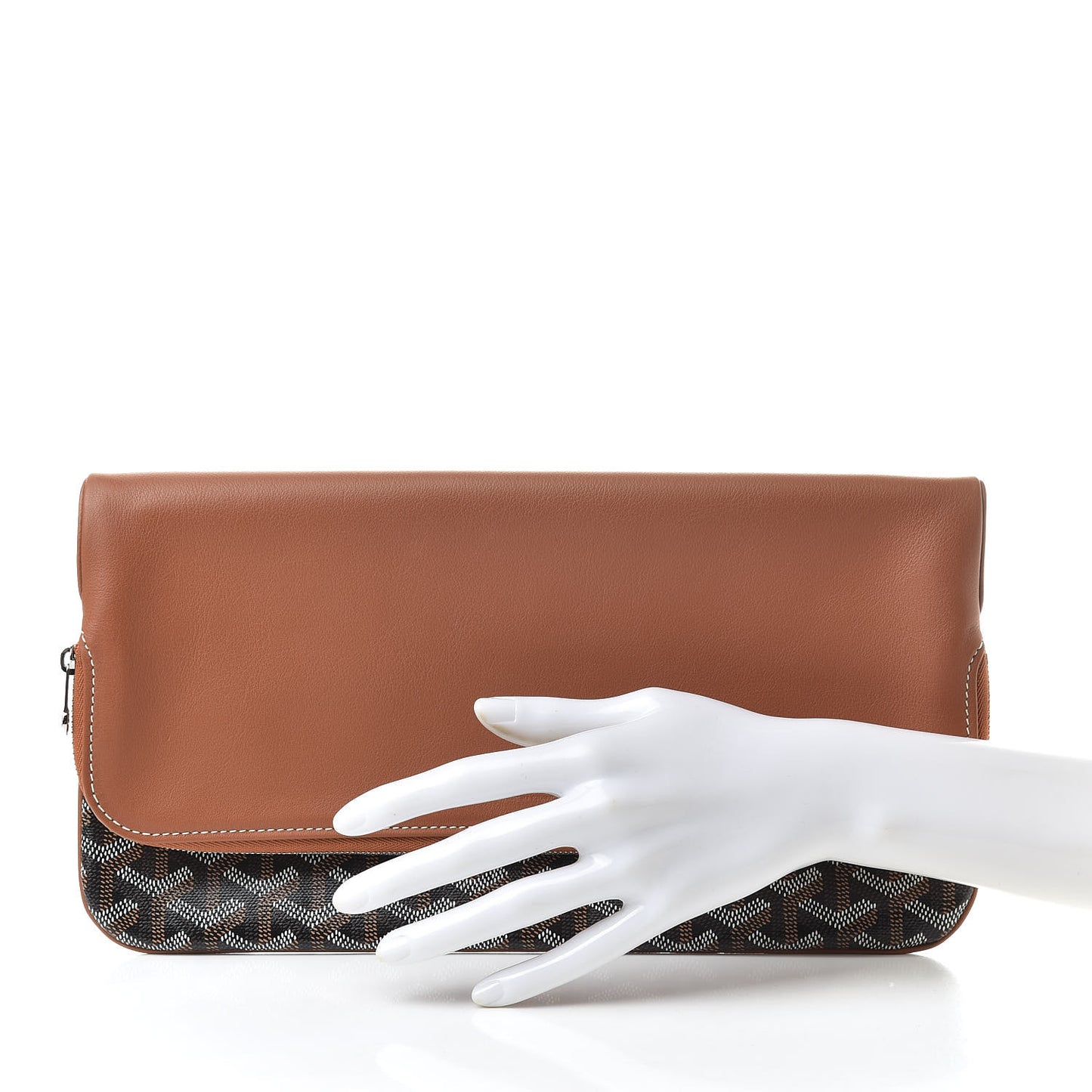 Goyardine Sainte Marie Soft Clutch Black Gold