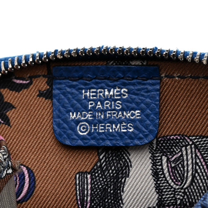 Hermes Epsom Silk'In Coin Purse Bleu Brighton 6 of 8
