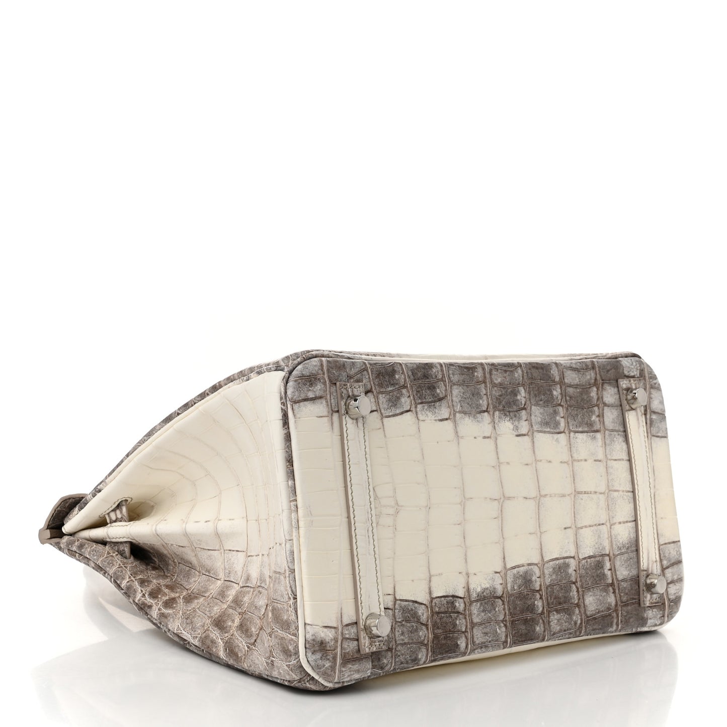 Matte Niloticus Crocodile Himalaya Birkin 30 Blanc