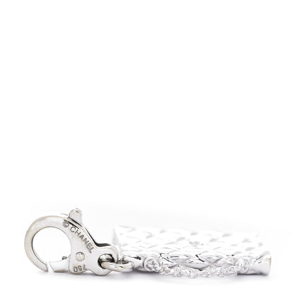 Chanel 18K White Gold Classic Flap Charm 4 of 4