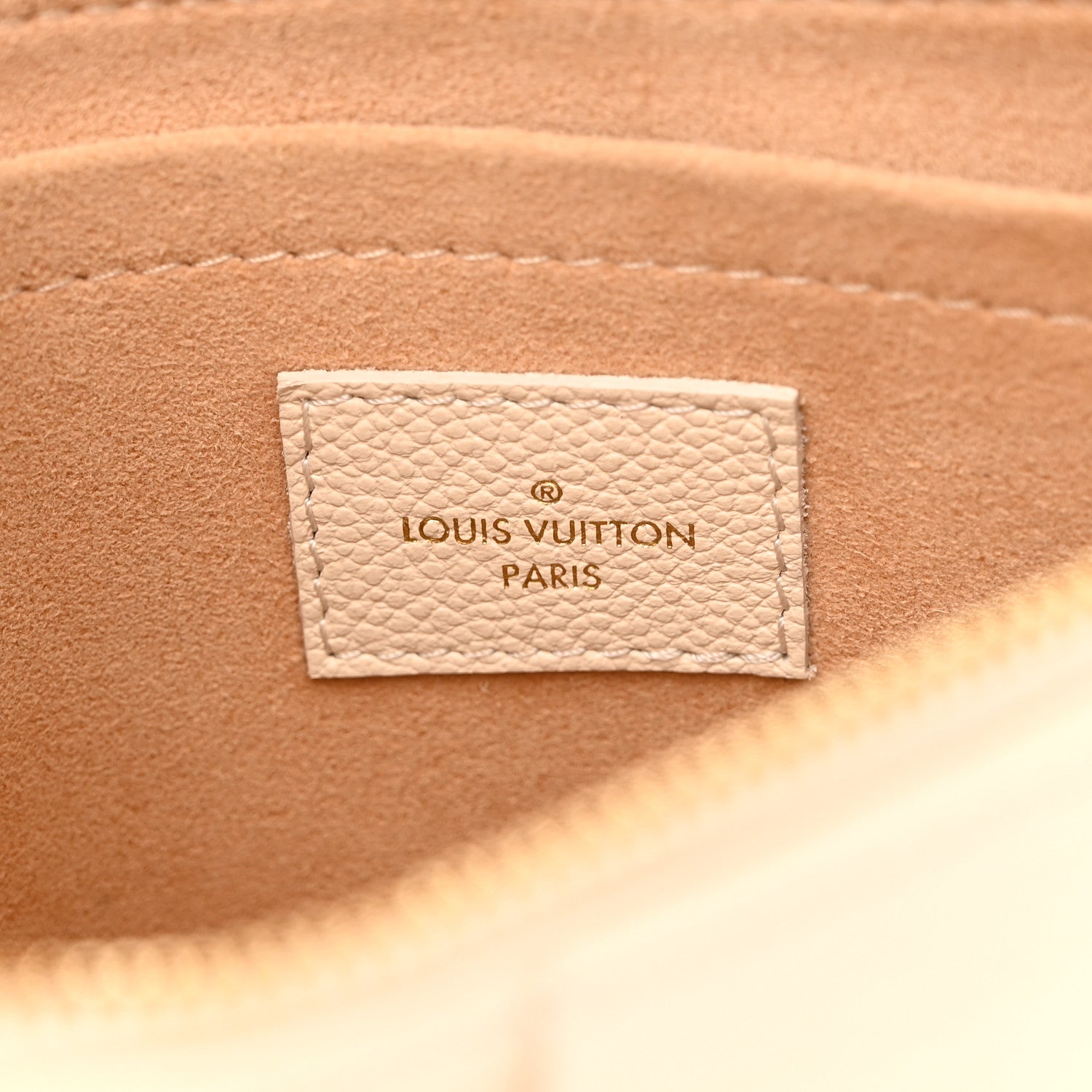 Louis Vuitton Empreinte Monogram Giant Multi Pochette Accessories Large Pochette Cream 6 of 10