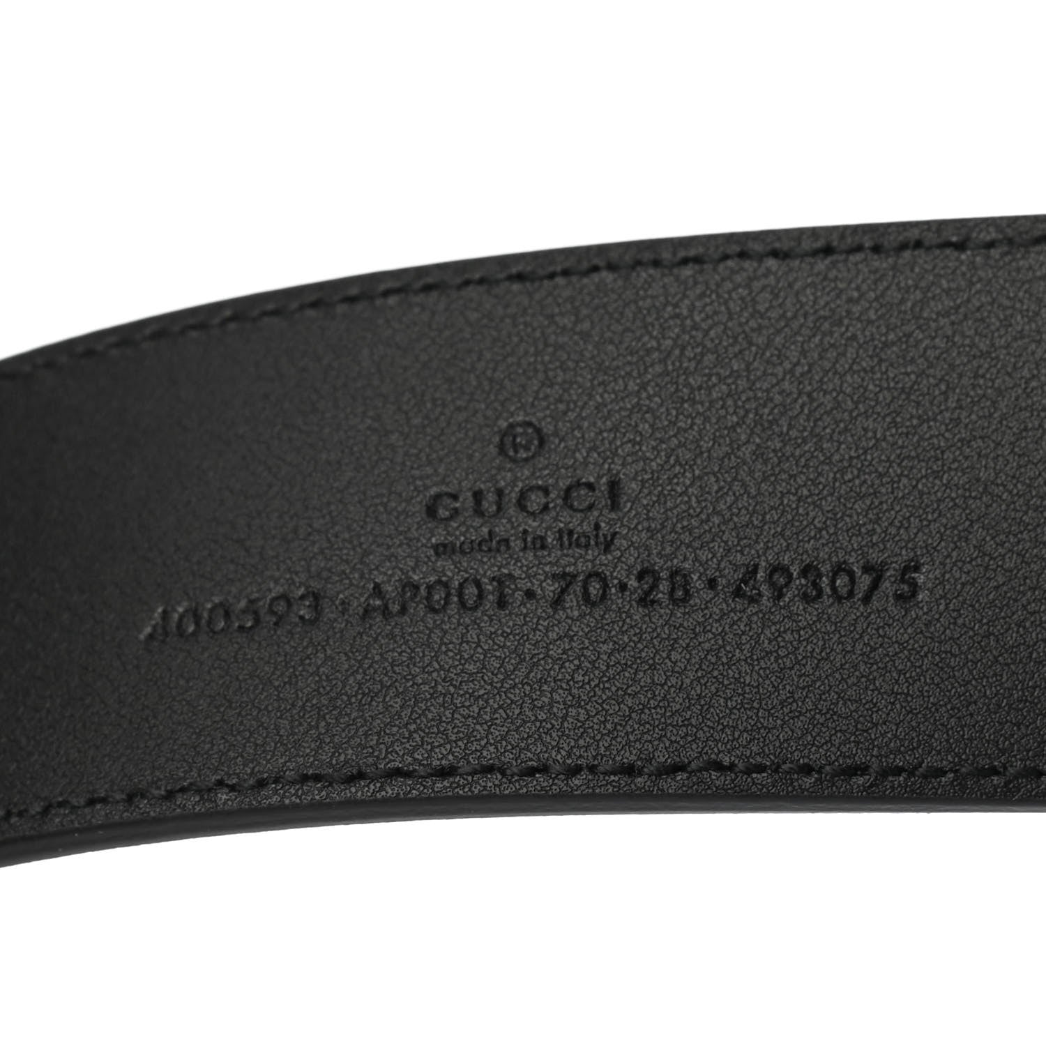 Gucci Calfskin Double G 40mm Belt 70 28 Black 4 of 4