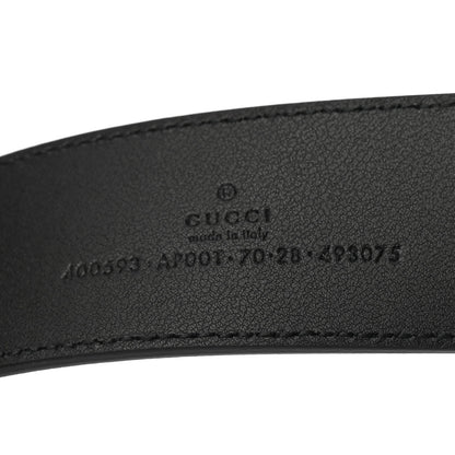Gucci Calfskin Double G 40mm Belt 70 28 Black 4 of 4