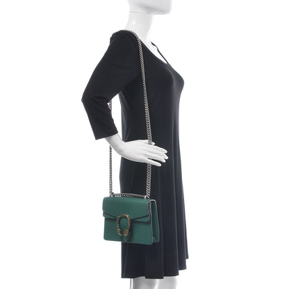 Gucci Calfskin Mini Dionysus Shoulder Bag Emerald 2 of 9