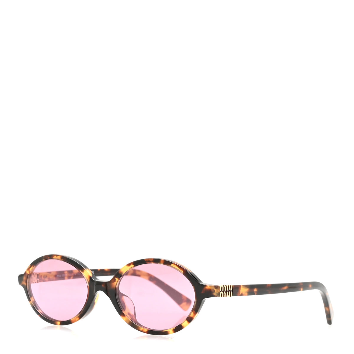 Acetate Oval Regard Sunglasses SMU04Z-F Tortoise