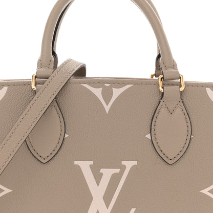 Louis Vuitton Empreinte Monogram Giant Onthego PM Tourterelle Creme 8 of 10