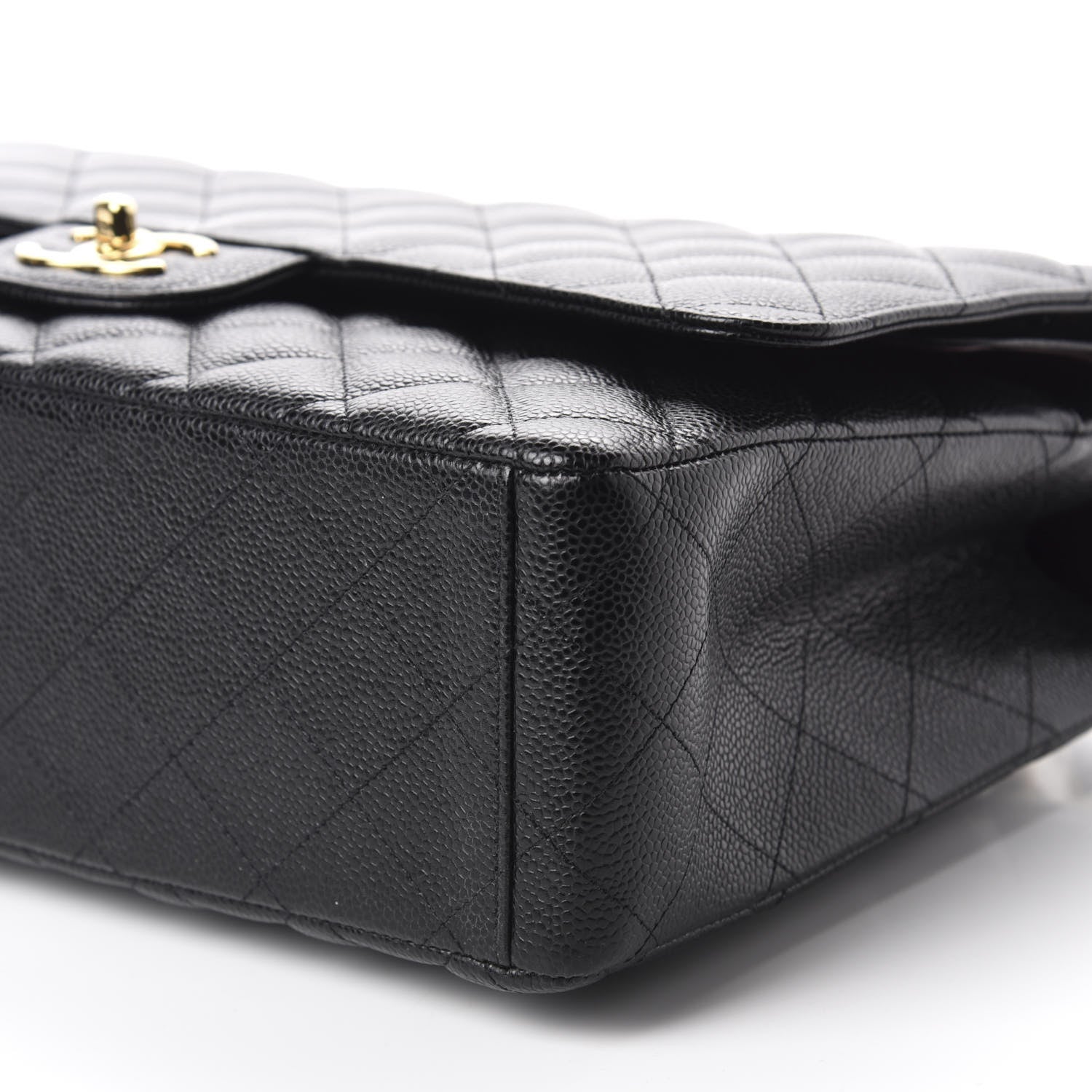 Chanel Caviar Quilted Maxi Double Flap Black 7 of 10