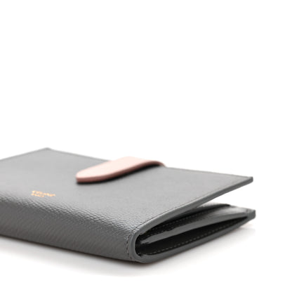 Celine Grained Calfskin Medium Multifunction Strap Wallet Grey Vintage Pink 7 of 7