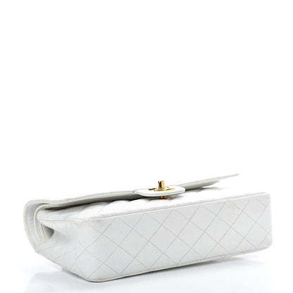 Chanel Caviar Quilted Medium Double Flap White 3 of 19