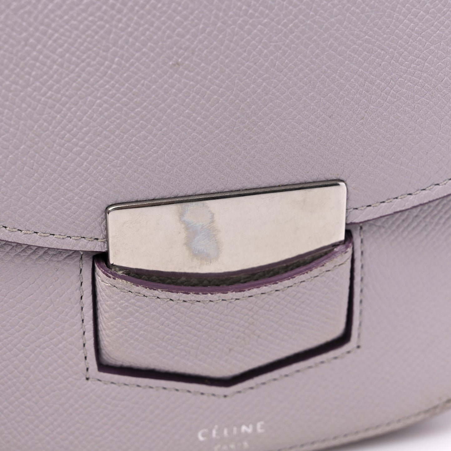Grained Calfskin Small Trotteur Ballerina