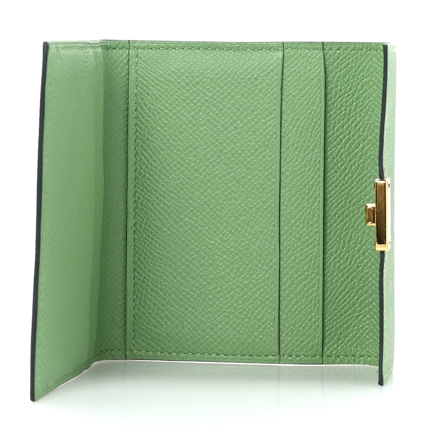 Epsom Mini Clic Card Holder Vert Criquet