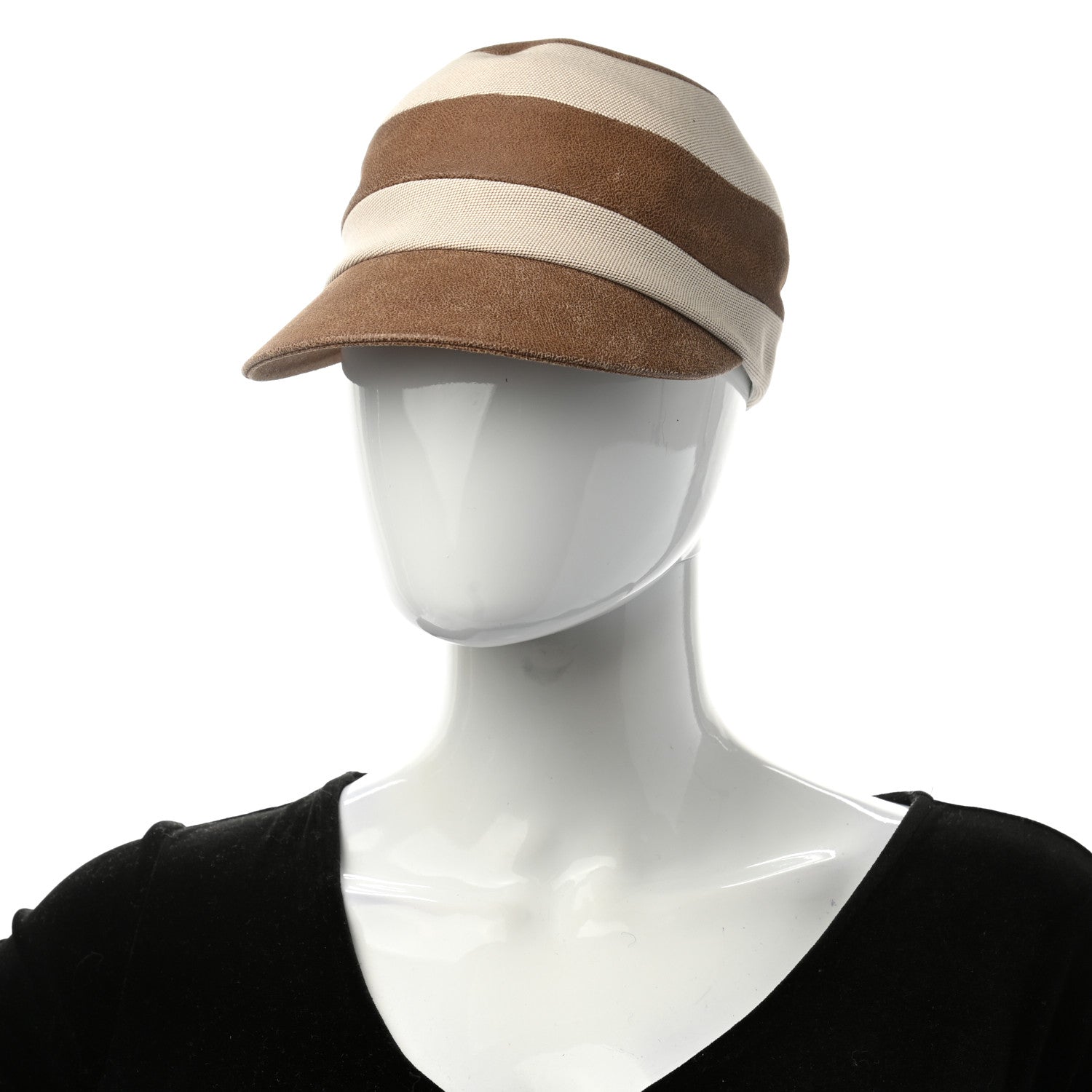 Hermes Suede Goatskin Cotton Cap 56 2 of 8