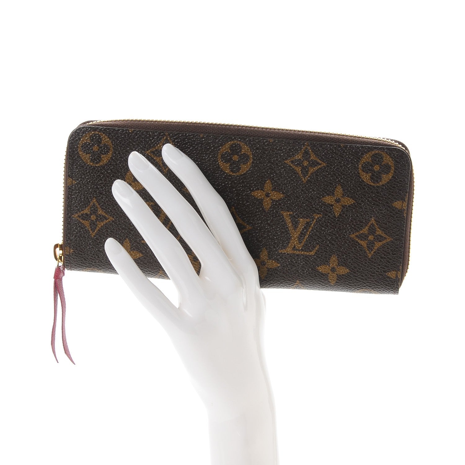 Louis Vuitton Monogram Clemence Wallet Fuchsia 2 of 8