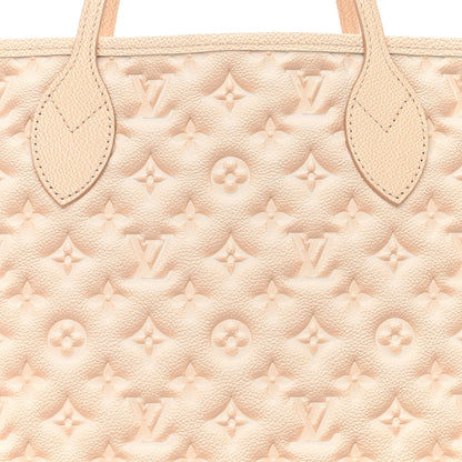Louis Vuitton Empreinte Monogram Summer Stardust Neverfull MM Beige Clair 9 of 11