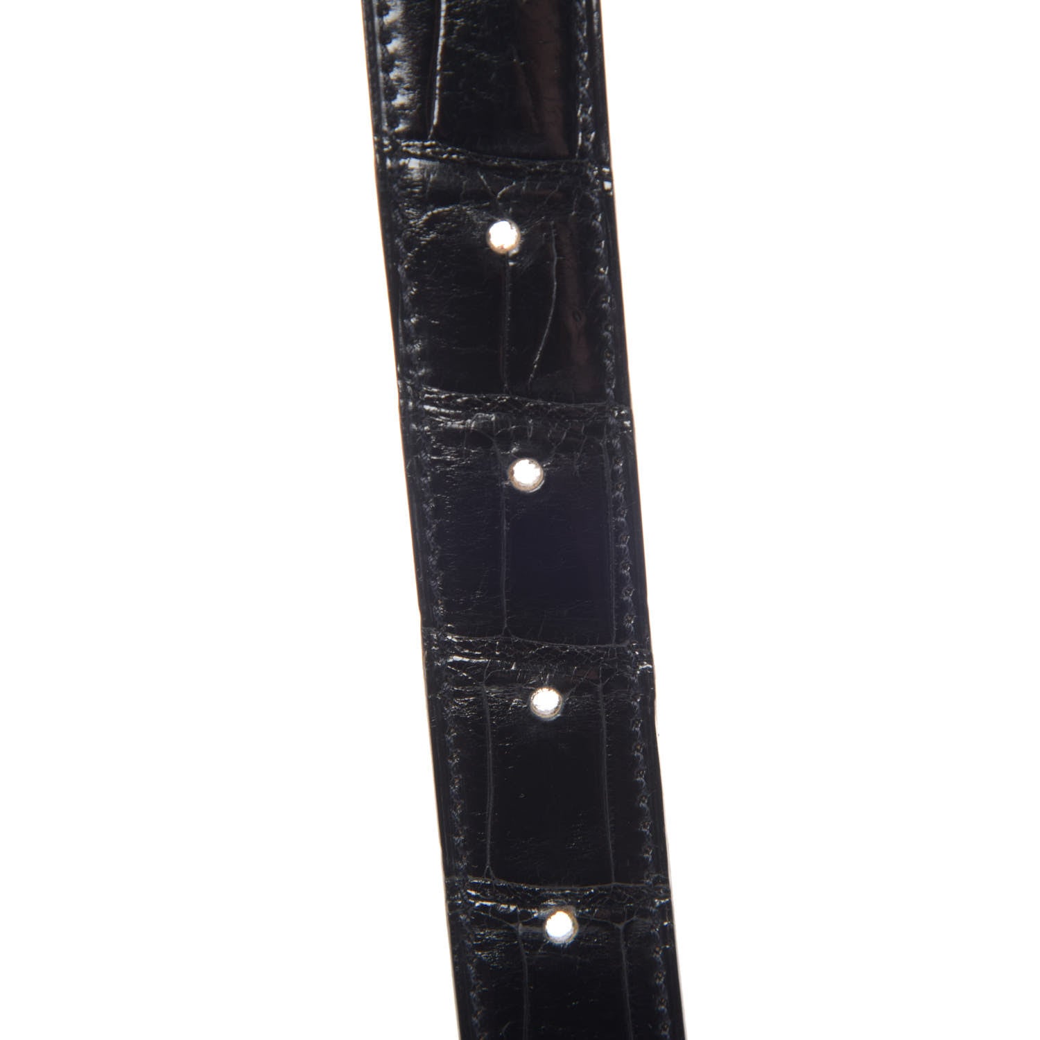 Hermes Shiny Porosus Crocodile 32mm Constance Belt 70 Black 7 of 8