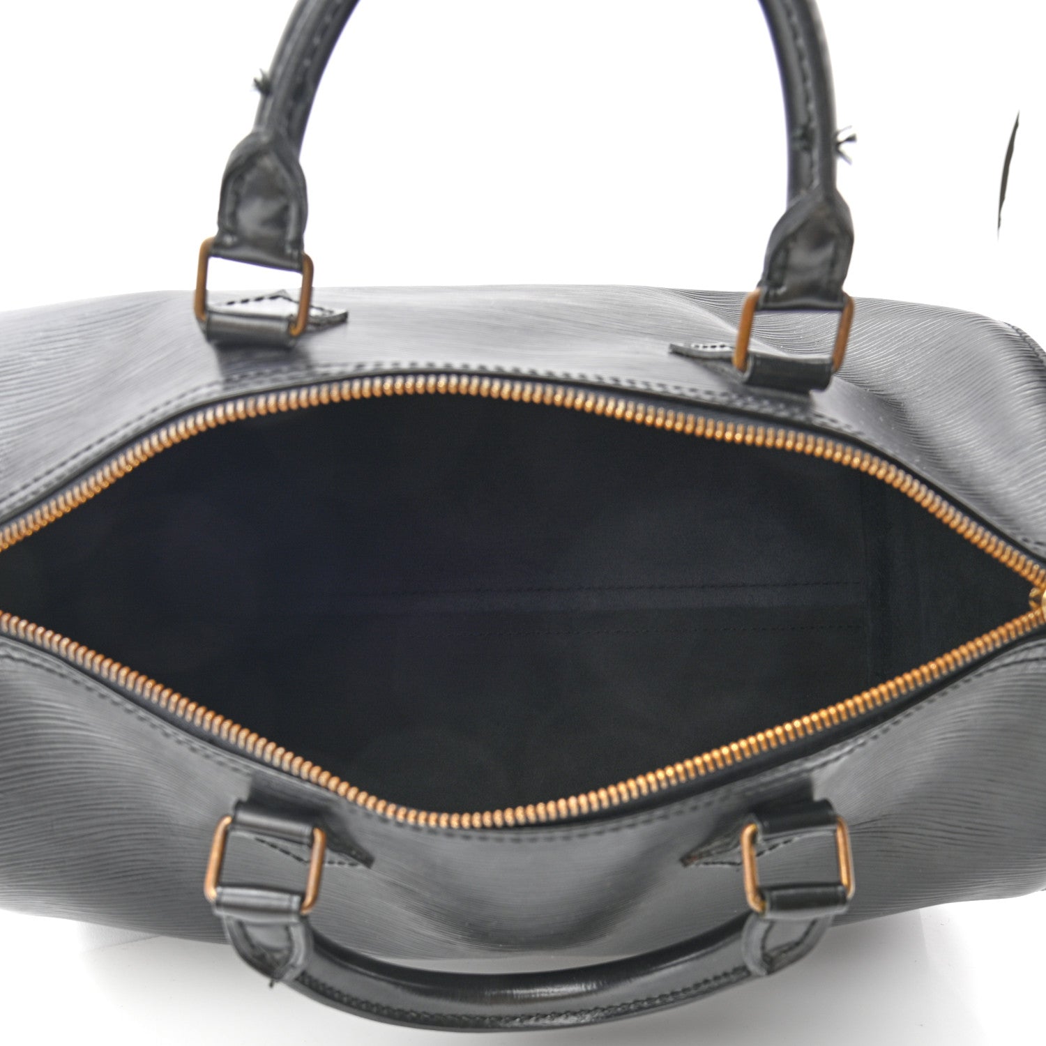 Louis Vuitton Epi Speedy 30 Black 5 of 12