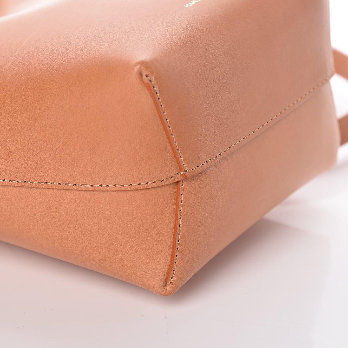 Calfskin Mini Mini Bucket Bag Cammello Dolly