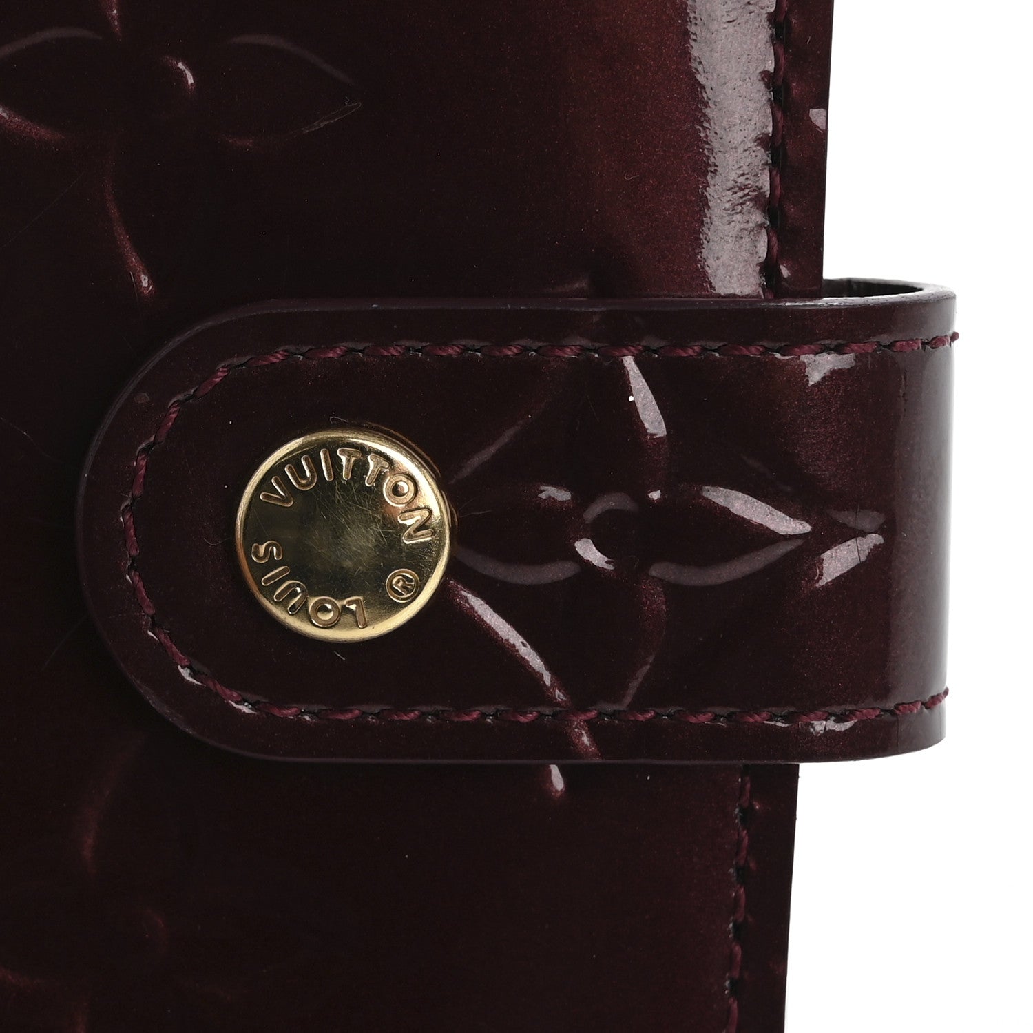 Louis Vuitton Vernis Small Ring Agenda Cover Amarante 9 of 13