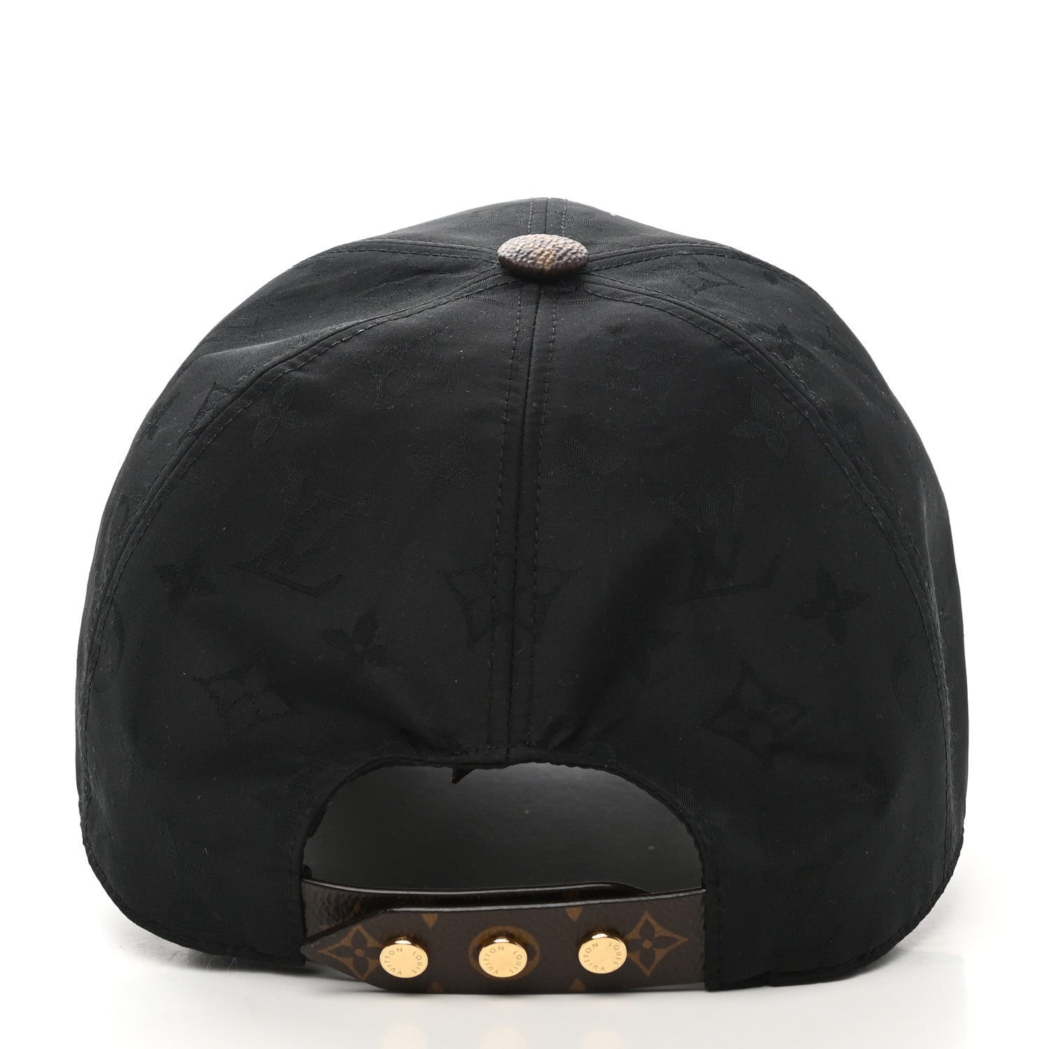 Louis Vuitton Polyester Silk Monogram LV Get Ready Cap L Black 5 of 8
