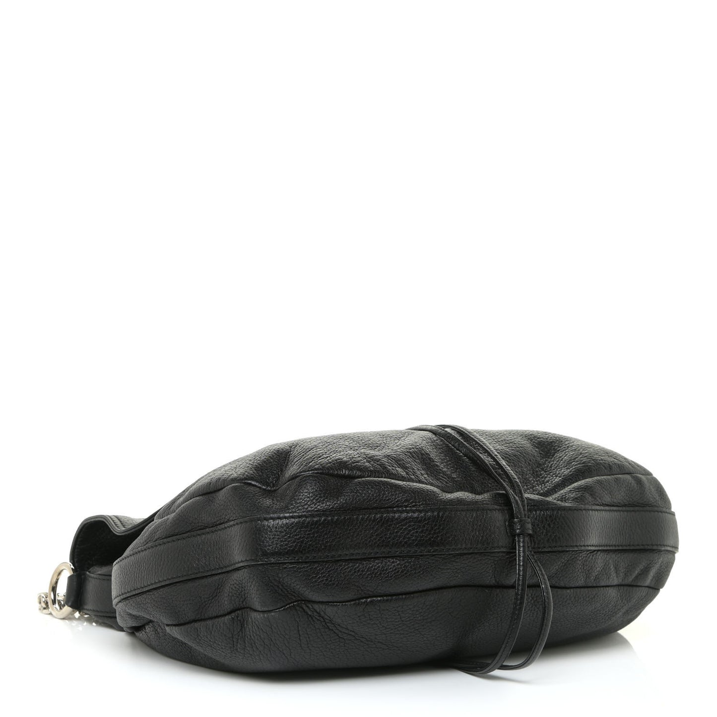 Calfskin Large Jungle Shoulder Bag Black