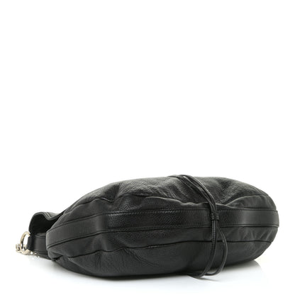 Gucci Calfskin Large Jungle Shoulder Bag Black 3 of 10