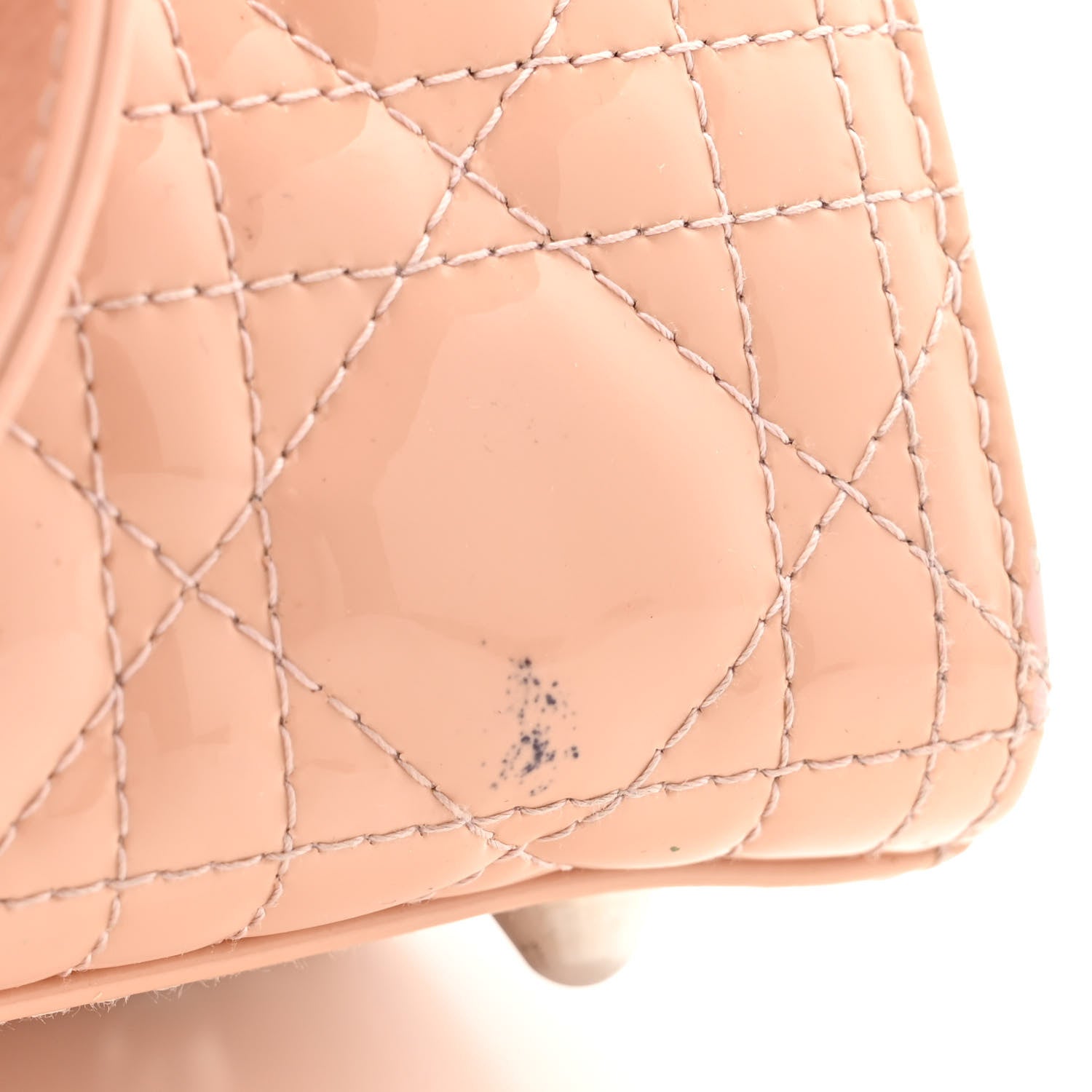 Christian Dior Patent Cannage Large Lady Dior Light Pink 15 of 16