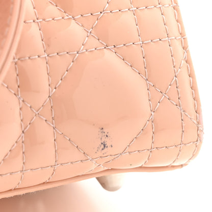 Christian Dior Patent Cannage Large Lady Dior Light Pink 15 of 16