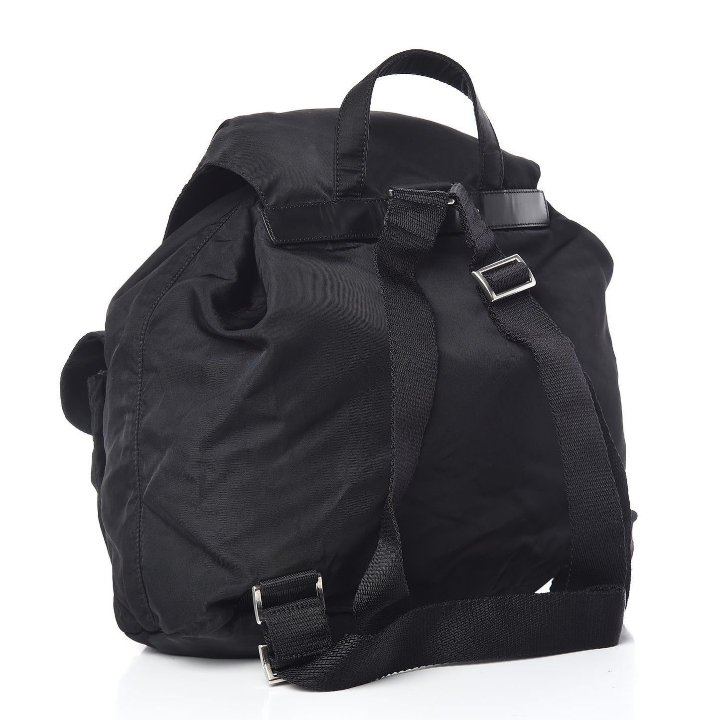 Nylon Vela Medium Backpack Black