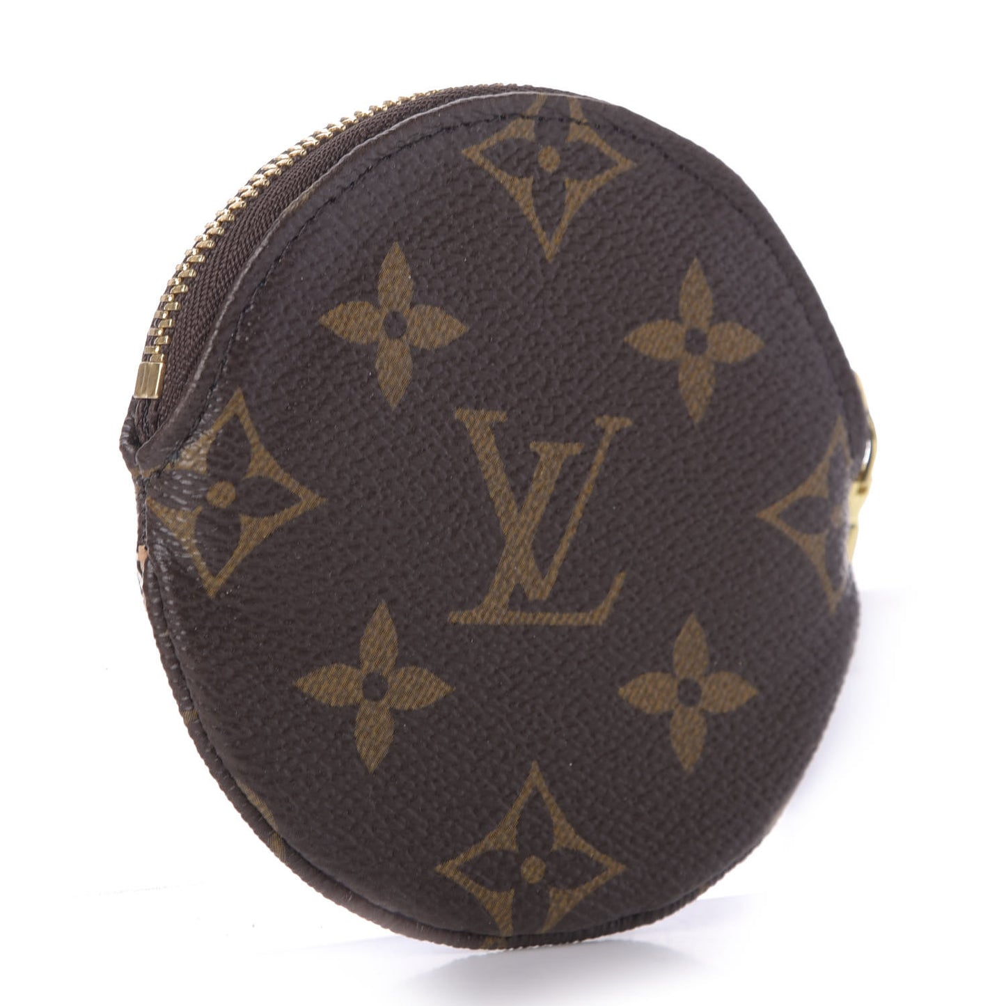 Monogram 2019 Christmas Animation Round Coin Purse Blue