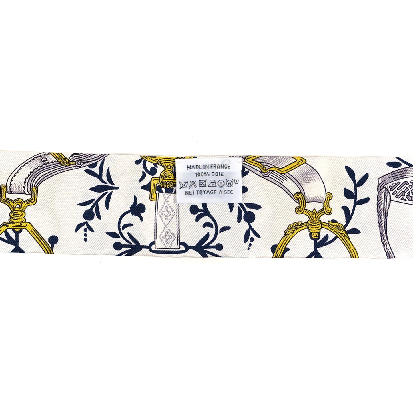 Silk Etriers Remix Twilly Marine White Or