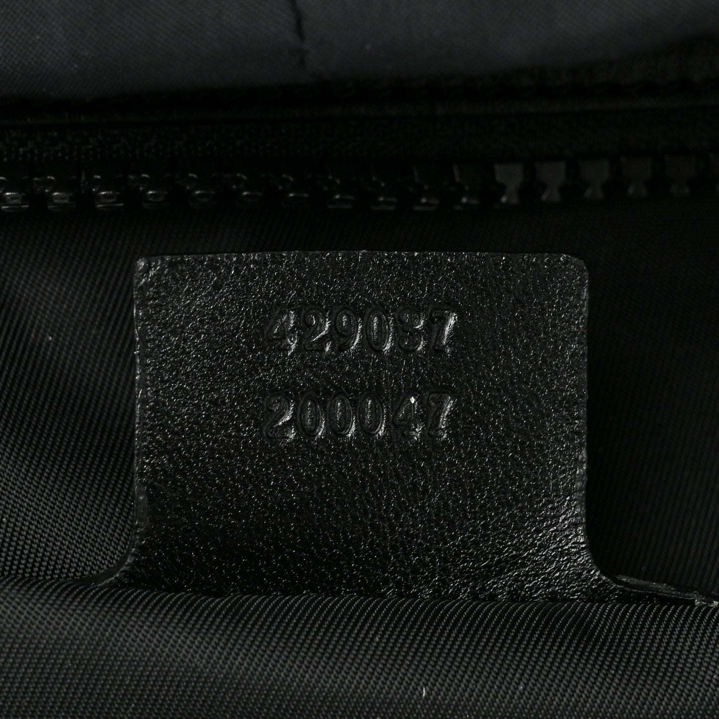 Techno Canvas Web L'Aveugle Par Amour Embroidered Double Buckle Backpack Black