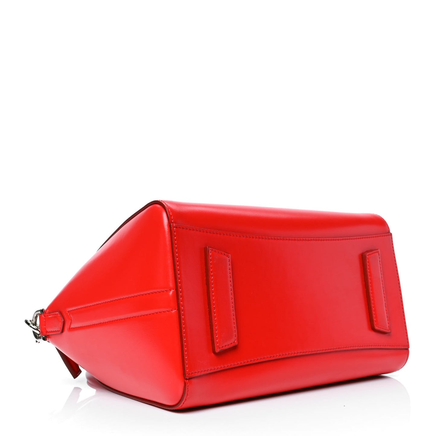 Shiny Lord Calfskin Small Antigona Medium Red