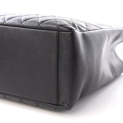 Chanel Caviar Quilted Grand Shopping Tote GST Black 6 of 10