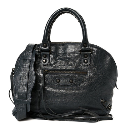 Balenciaga Agneau Classic Hardware Bowling Bag Anthracite 1 of 12