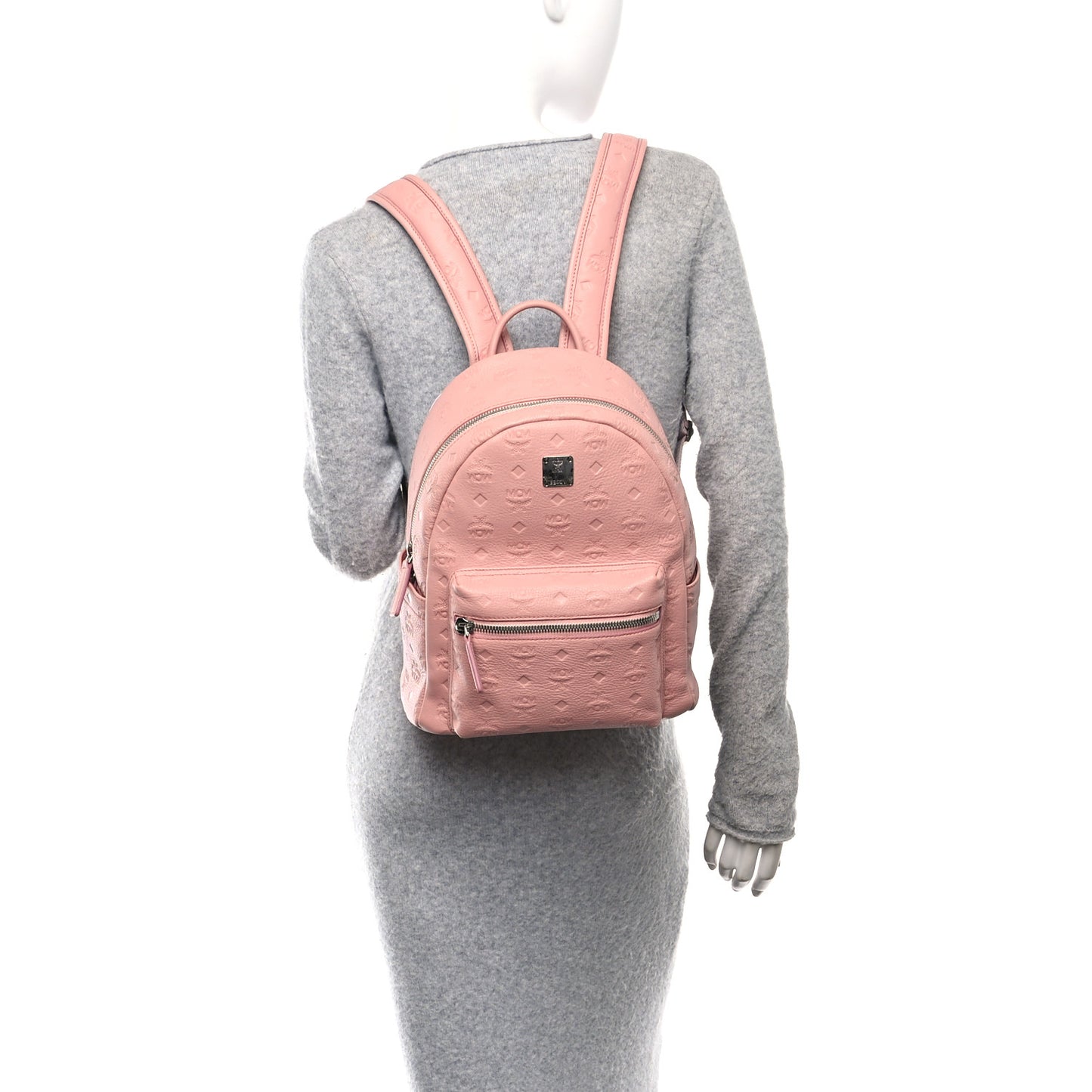 Calfskin Ottomar Monogram Small Backpack Pink