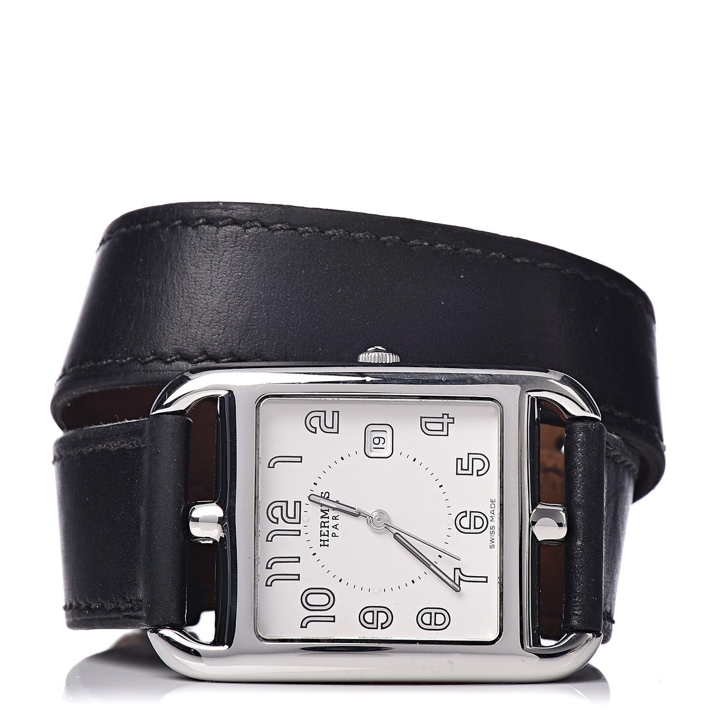 Stainless Steel Barenia 29mm Cape Cod Double Tour Quartz Watch Noir