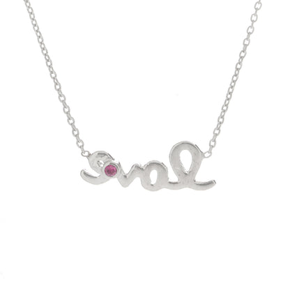 Roberto Coin 18K White Gold Love Necklace 4 of 7