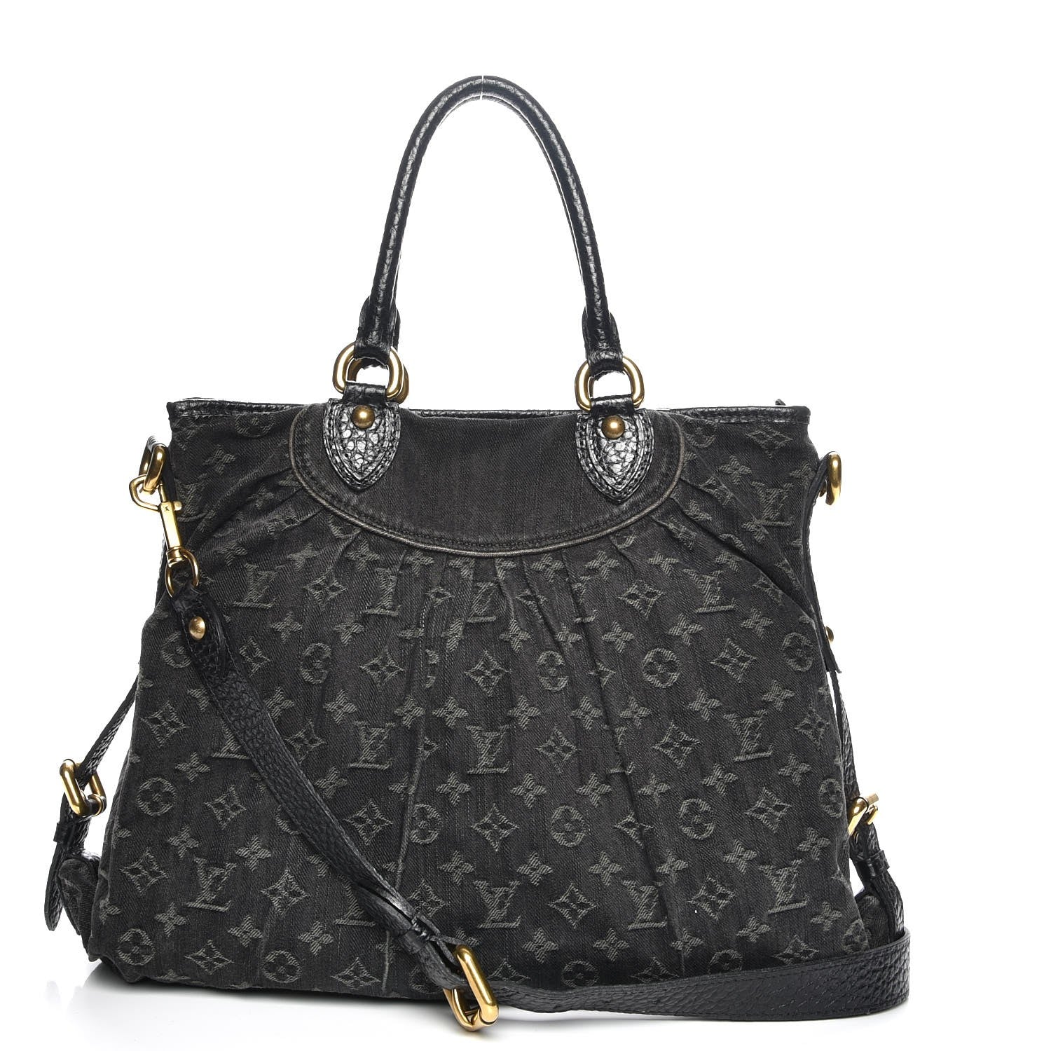 Louis Vuitton Denim Neo Cabby GM Black 1 of 8