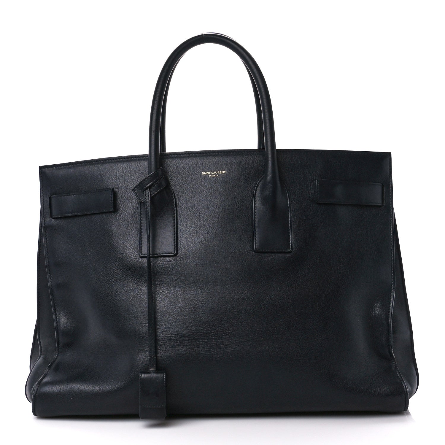 Saint Laurent Calfskin Large Sac de Jour Carryall Navy Blue 1 of 13