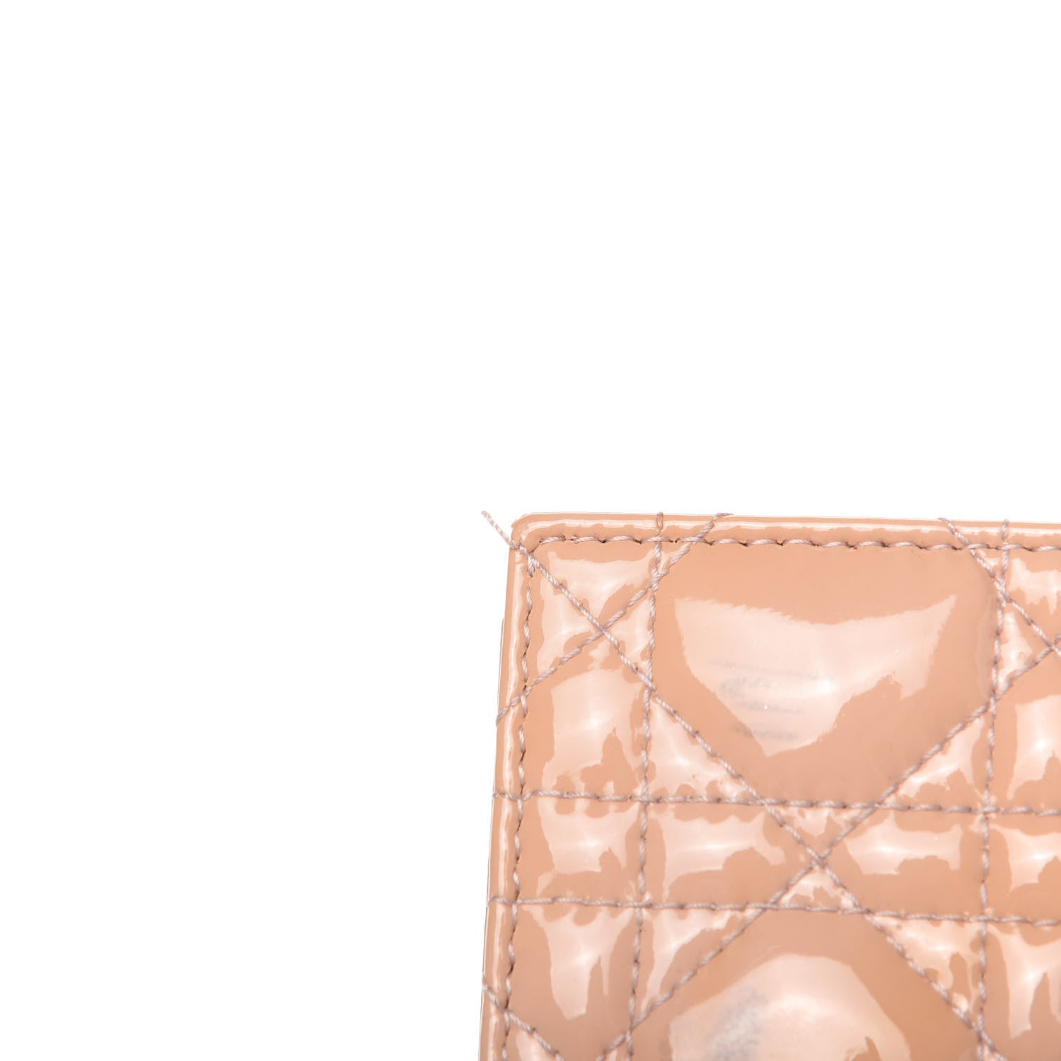 Christian Dior Patent Cannage Lady Dior Convertible Clutch Light Pink 11 of 11