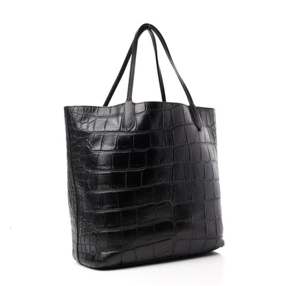 Givenchy Calfskin Crocodile Embossed Medium Antigona Tote Black 3 of 10