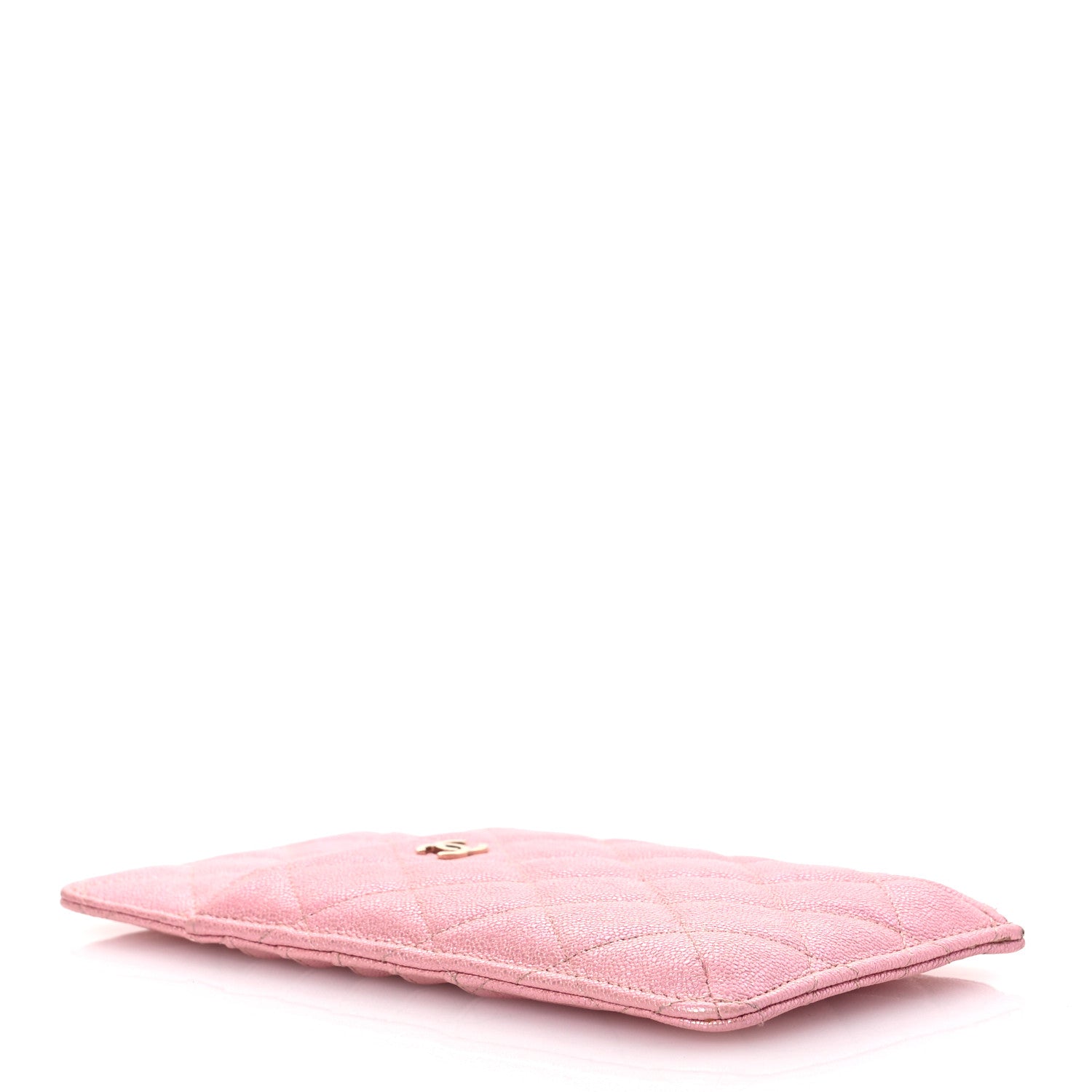 Chanel Iridescent Caviar Quilted Classic iPhone Pouch  Rose Pink 4 of 11