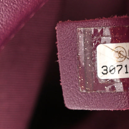 Chanel Calfskin Quilted Medium Bubbly Flap Burgundy 6 of 9