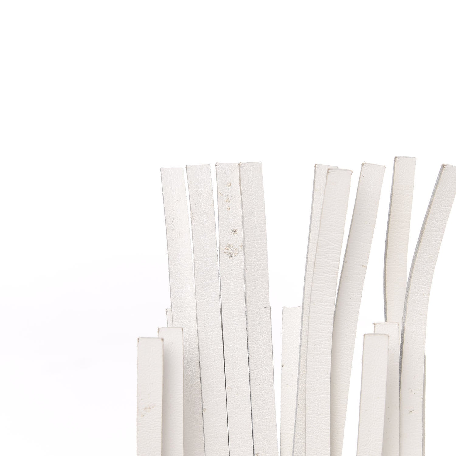 Proenza Schouler Calfskin Large Fringe Lunch Bag White 10 of 12